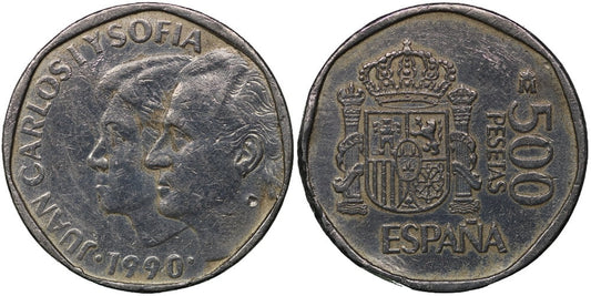 FALSA DE EPOCA 500 PESETAS 1990