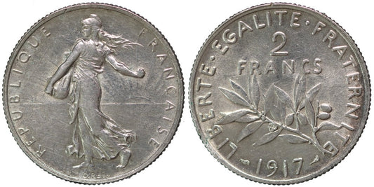 FRANCIA 2 FRANCOS 1917