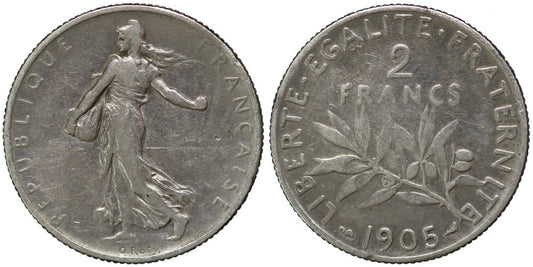 FRANCIA 2 FRANCOS 1905