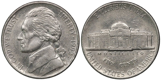 USA 5 CENTAVOS 1992 D