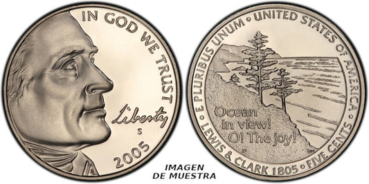 USA 5 CENTAVOS 2005 S OCEAN