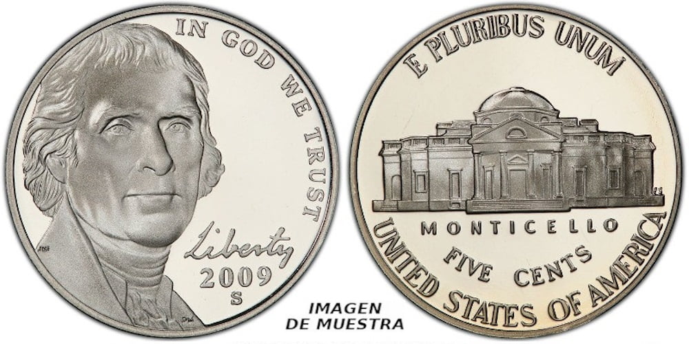 USA 5 CENTAVOS 2009 S