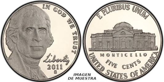 USA 5 CENTAVOS 2011 S