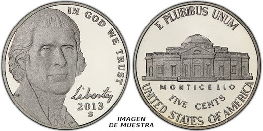 USA 5 CENTAVOS 2013 S