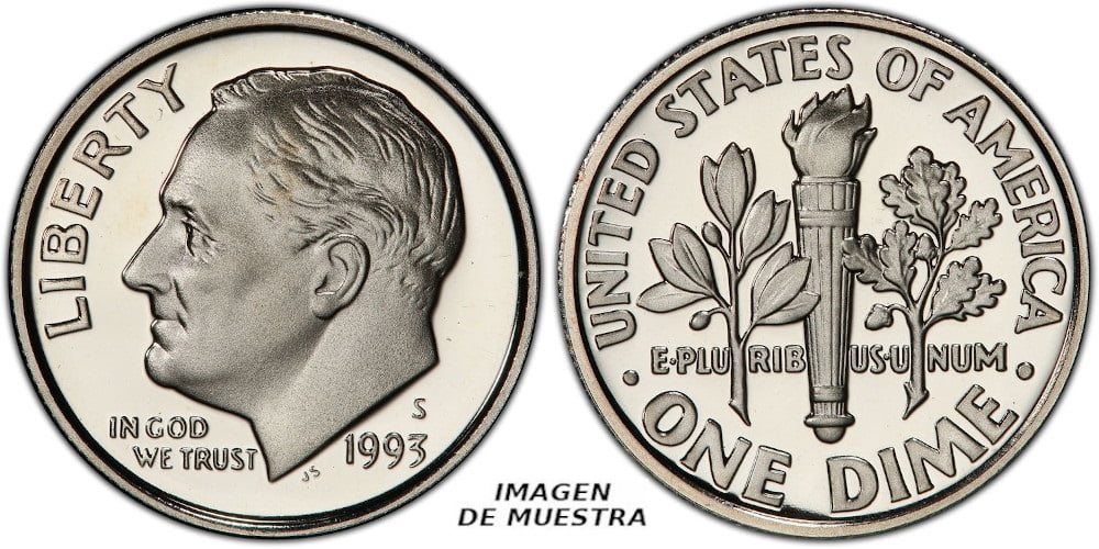 USA DIME 1993 S