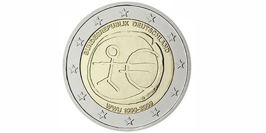 2 EUROS ALEMANIA 2009 X ANIVERSARIO DEL EURO