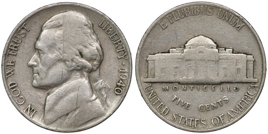USA 5 CENTAVOS 1940