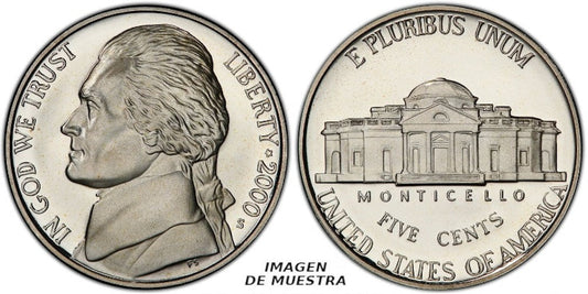 USA 5 CENTAVOS 2000 S