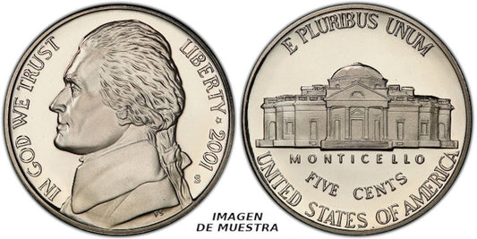 USA 5 CENTAVOS 2001 S