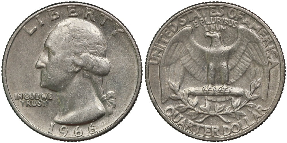 USA 1/4 DOLAR 1966