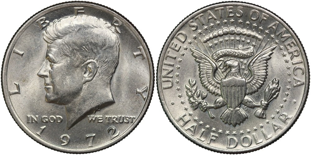 USA 1/2 DOLAR 1972 JOHN F. KENNEDY