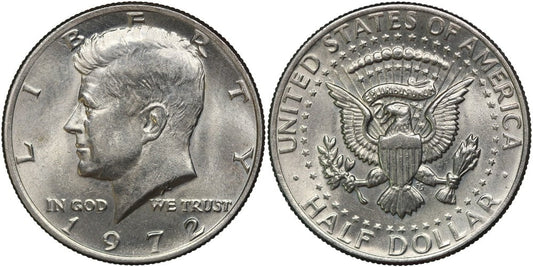 USA 1/2 DOLAR 1972 JOHN F. KENNEDY