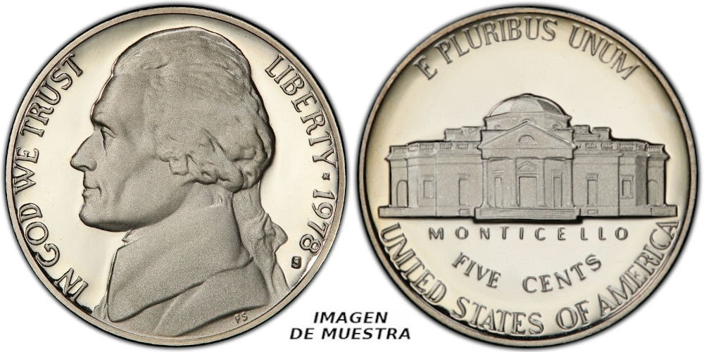 USA 5 CENTAVOS 1978 S
