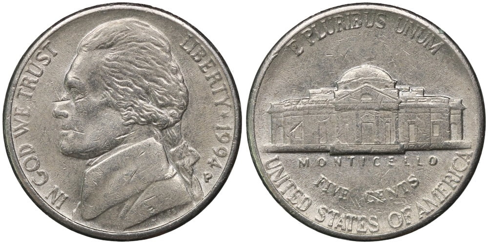 USA 5 CENTAVOS 1994 P