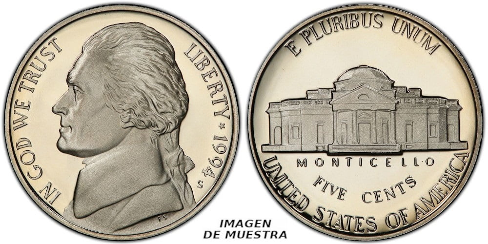 USA 5 CENTAVOS 1994 S