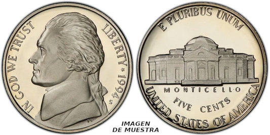 USA 5 CENTAVOS 1994 S