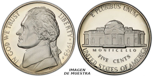 USA 5 CENTAVOS 1995 S