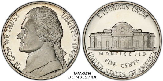 USA 5 CENTAVOS 1996 S