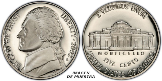 USA 5 CENTAVOS 2002 S