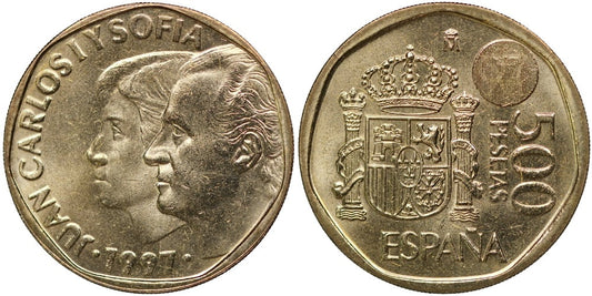 JUAN CARLOS I  500 PESETAS 1997