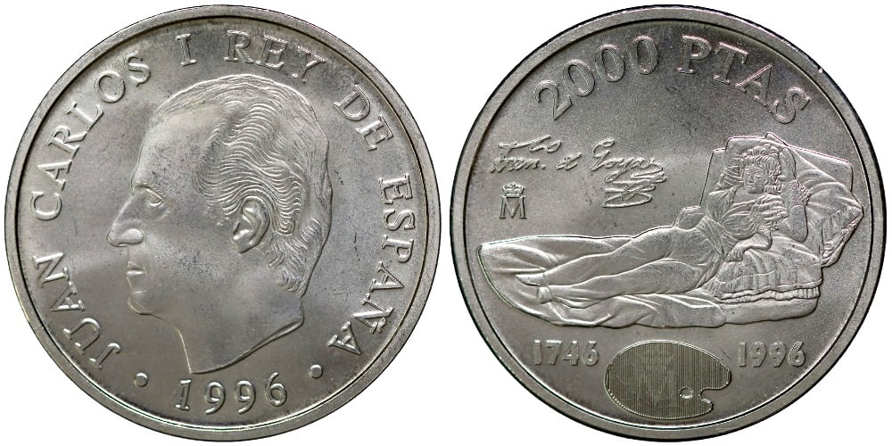 ESPAÑA 2000 PESETAS 1996