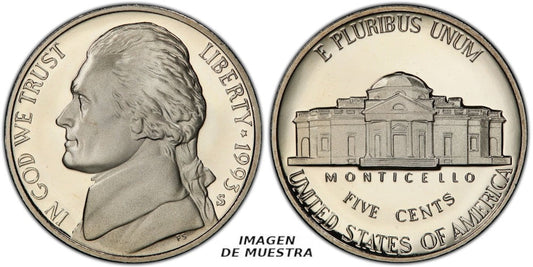 USA 5 CENTAVOS 1993 S