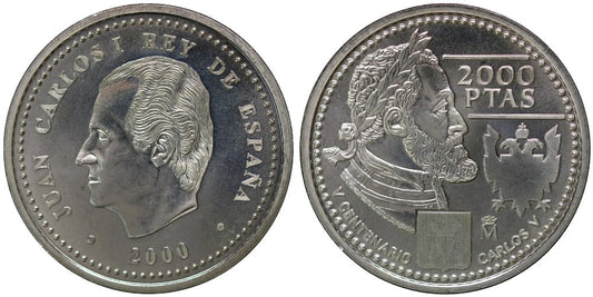 ESPAÑA 2000 PESETAS 2000 CARLOS V