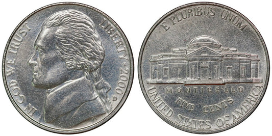 USA 5 CENTAVOS 2000 D