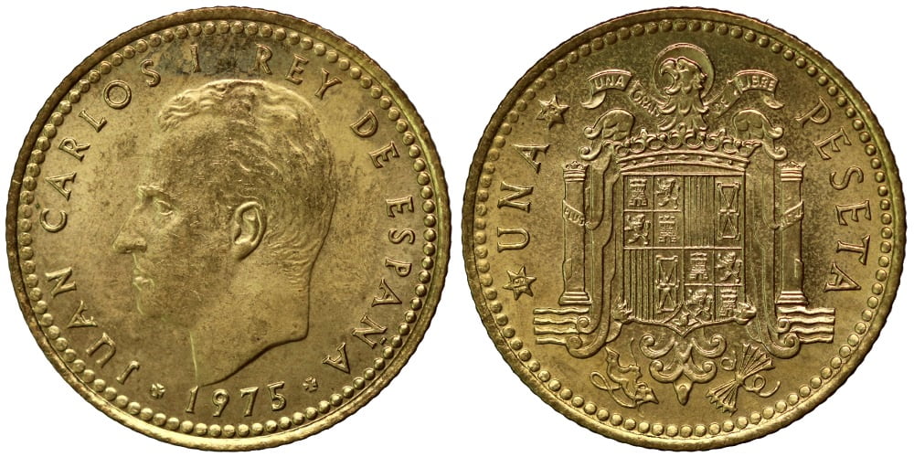 JUAN CARLOS I  1 PESETA 1975*79