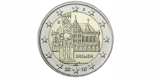 2 EUROS ALEMANIA 2010 BREMEN