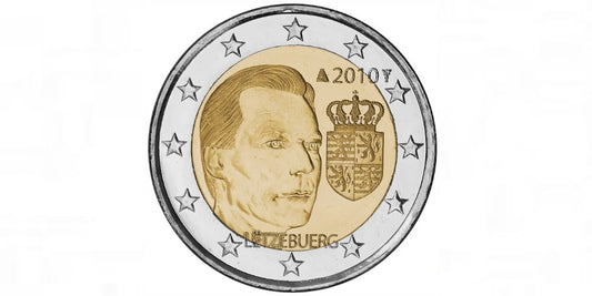 2 EUROS LUXEMBURGO 2010 BLASON DEL GRAN DUQUE