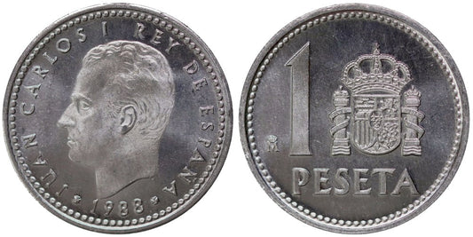 JUAN CARLOS I  1 PESETA 1988