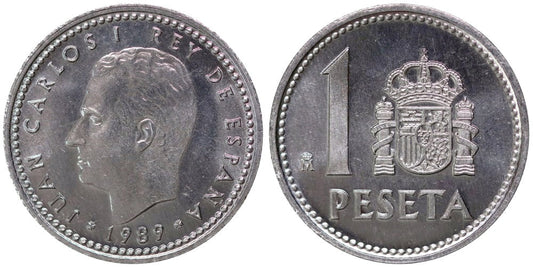 JUAN CARLOS I  1 PESETA 1989