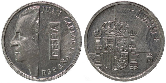 JUAN CARLOS I  1 PESETA 1989 NUEVO DISEÑO