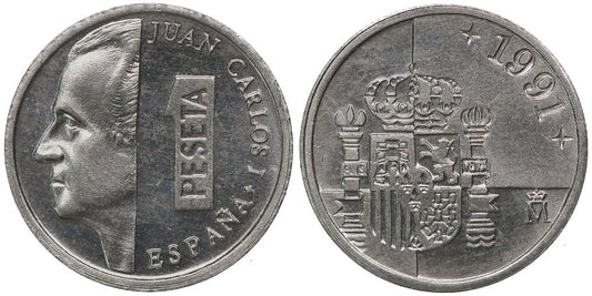 JUAN CARLOS I  1 PESETA 1991