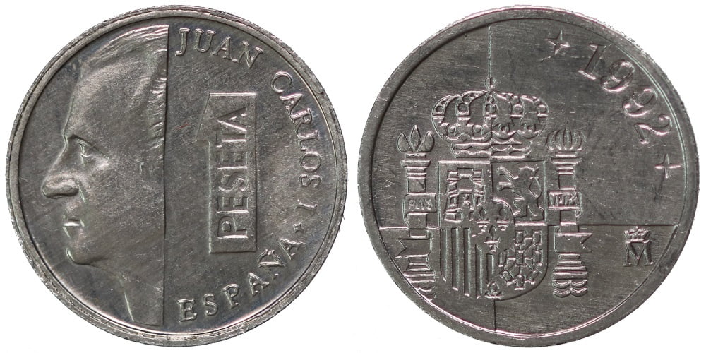 JUAN CARLOS I  1 PESETA 1992