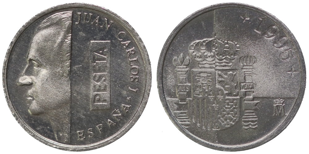 JUAN CARLOS I  1 PESETA 1995