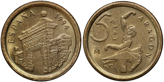 JUAN CARLOS I  5 PESETAS 1994 PUERTA DEL CARMEN