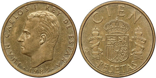 JUAN CARLOS I  100 PESETAS 1983