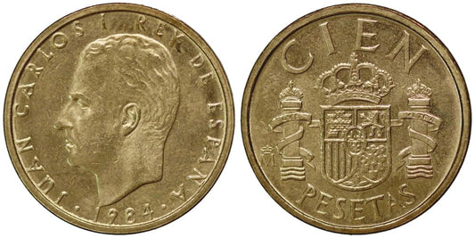 JUAN CARLOS I  100 PESETAS 1984