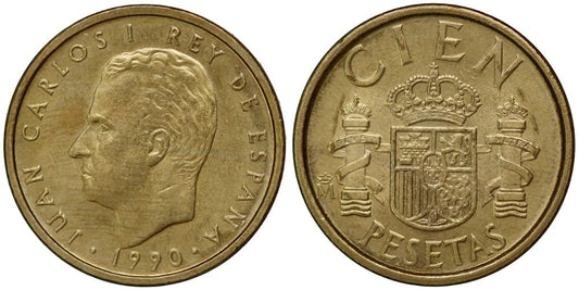 JUAN CARLOS I  100 PESETAS 1990