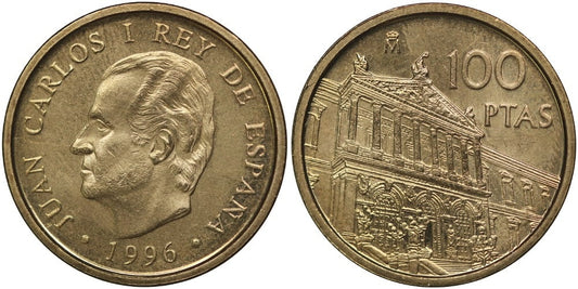 JUAN CARLOS I  100 PESETAS 1996