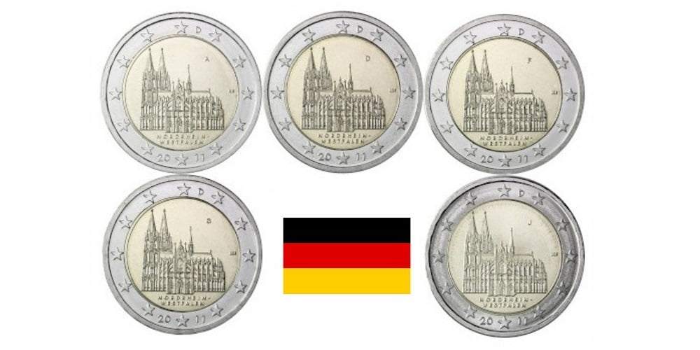 2 EUROS ALEMANIA 2011 CATEDRAL DE COLONIA (5)