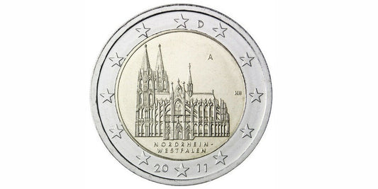 2 EUROS ALEMANIA 2011 CATEDRAL DE COLONIA