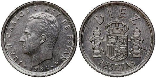 JUAN CARLOS I  10 PESETAS 1984