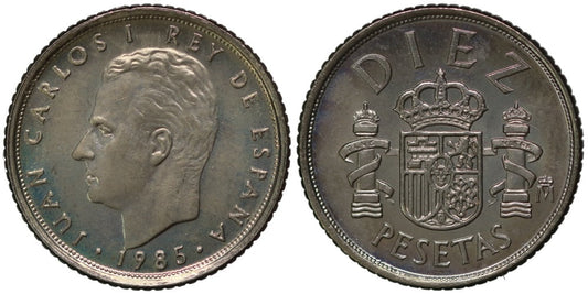 JUAN CARLOS I  10 PESETAS 1985