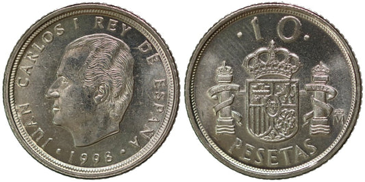 JUAN CARLOS I  10 PESETAS 1998