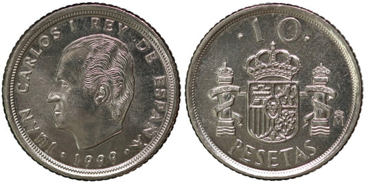 JUAN CARLOS I  10 PESETAS 1999