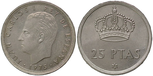 JUAN CARLOS I  25 PESETAS 1975*78