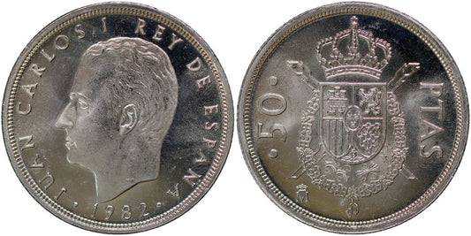 JUAN CARLOS I  50 PESETAS 1982